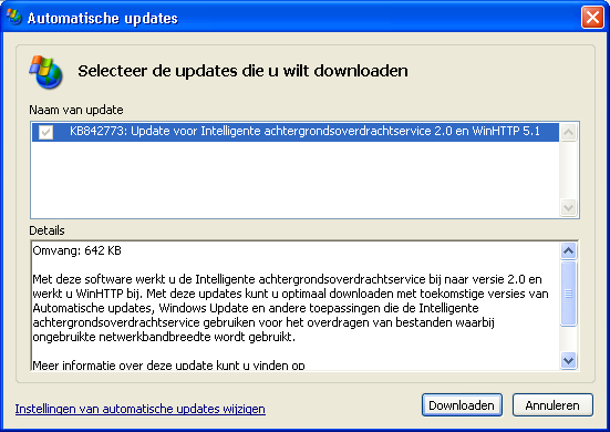 Automatic Updates wordt vooral gebruikt door individuele gebruikers en op "onbeheerde" systemen