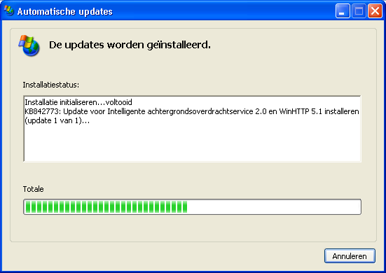 Automatic Updates wordt vooral gebruikt door individuele gebruikers en op "onbeheerde" systemen